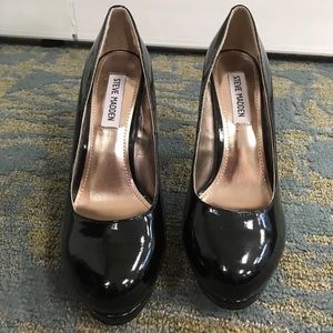 Steve Madden Black Patent Leather Heels